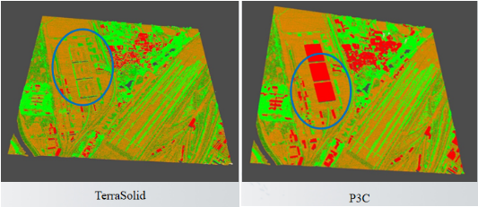 激光點(diǎn)云數據處理軟件P3C與其他軟件對比